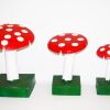 10 TOAD STOOLS (RED-WHITE)