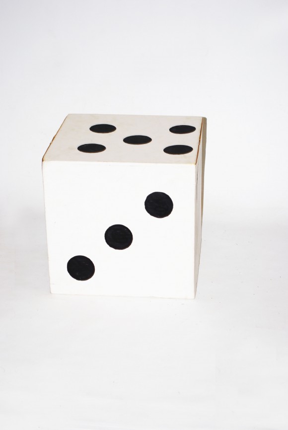 Large Dice (Cardboard / 35cm) Theme Prop Hire