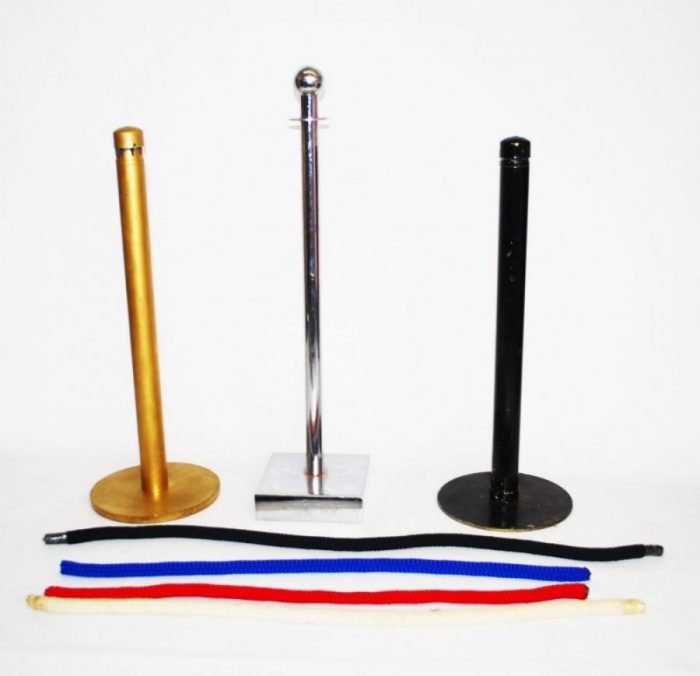 40.STANCHIONS(GOLDCHROMEBLACK)