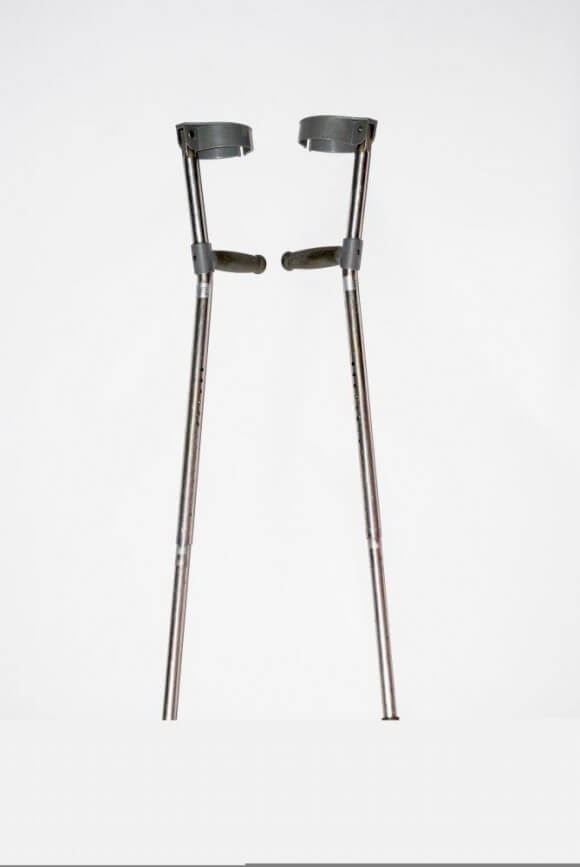 Crutches (Metal) Theme Prop Hire