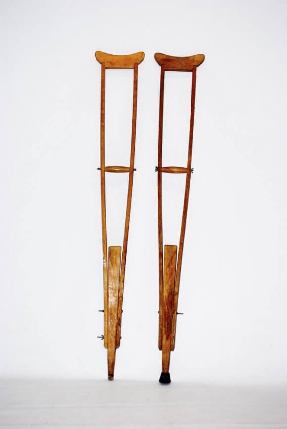 Crutches (Wooden) | Theme Prop Hire