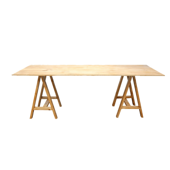 Wooden Trestle Table