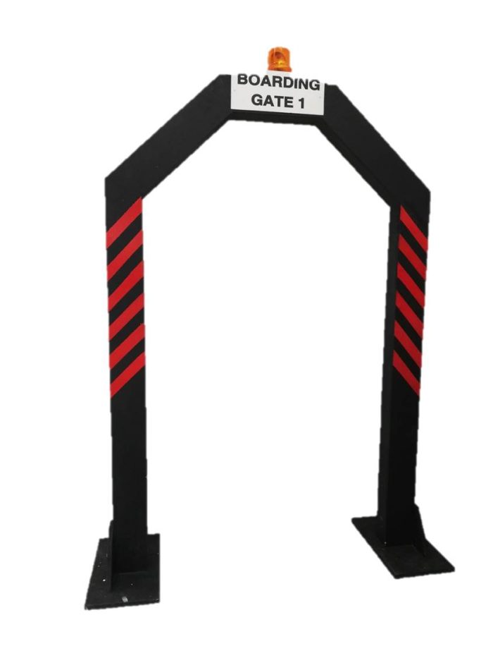 Boarding Gate with Light