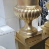 Large Gold Vase on Stand (1.7m H x 0.8m W)