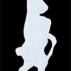 Rabbit Cut-outs (White _ Extra-Large _ 1.8m H)